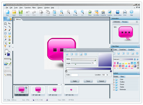 IconCool Studio Pro screenshot